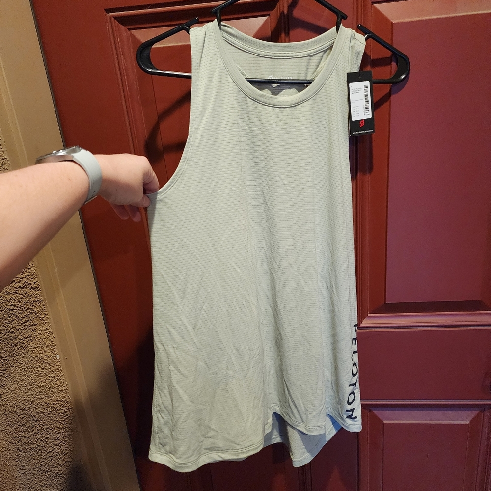 PELOTON Green Twist Back Tank